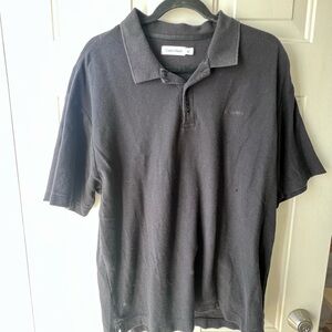 Calvin Klein Men's Black Polo Shirt